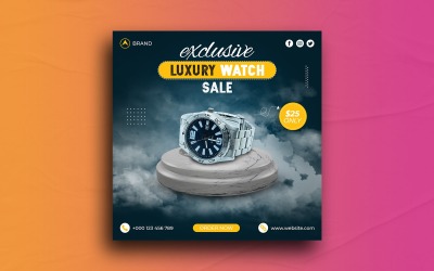 Smart Watch Sale Social Media Post Template