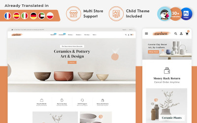 Terre - Poterie et Céramique Fait Main Thème PrestaShop