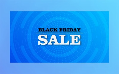 Black Friday Satış Banner Şablonu İçin Yaratıcı