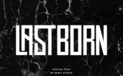 Lastborn Unique Display Font