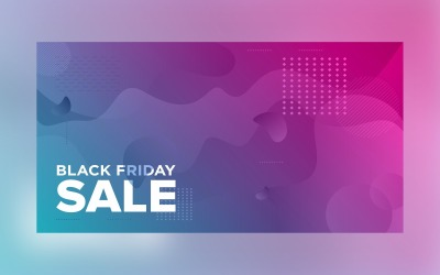 Professional Black Friday Sale Banner With Design Template