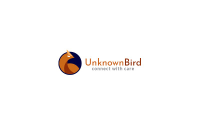 Bilinmeyen Kuş Logo Tasarım Şablonu