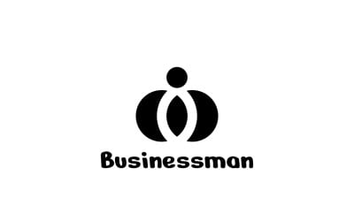 Simple Person Businessman logo