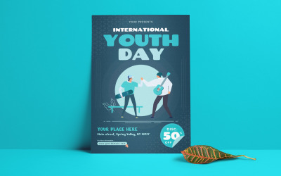 Flyer zum Internationalen Jugendtag