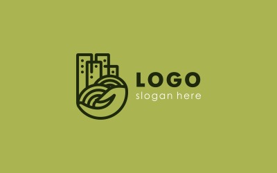 Icon City Farm Logo Template