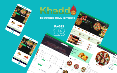Khaddo - Restoran ve Yemek Dağıtımı Bootstrap5 HTML Web Sitesi şablonu