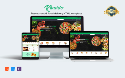 Khaddo - Шаблон веб -сайту HTML Bootstrap5 з доставкою ресторанів та страв