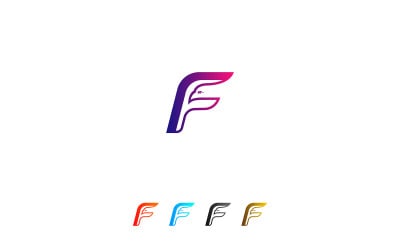 Eagle F Logo Design Element