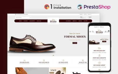 Shoes Store Responsive Prestashop Theme