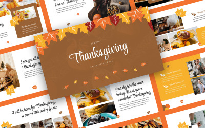 Thanksgiving-Feier PowerPoint-Vorlagen