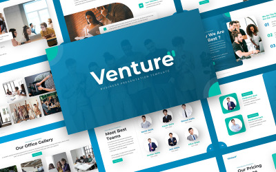 Venture - Business Шаблоны презентаций PowerPoint