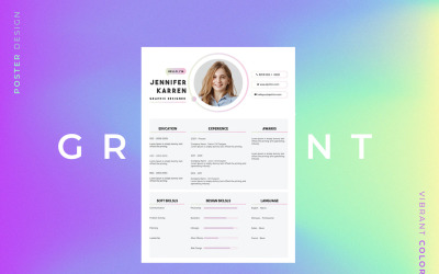 CV Resume Template Jennifer Karren