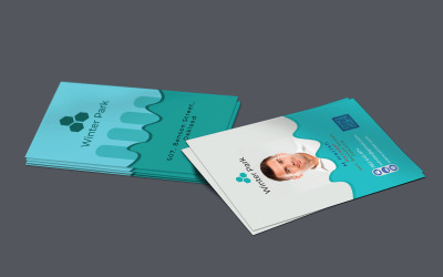 Modèle de carte d&amp;#39;identité d&amp;#39;entreprise Winter Park