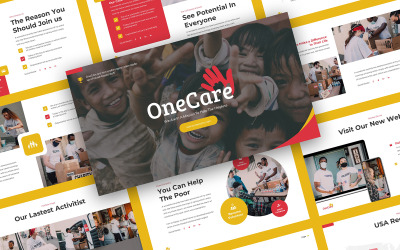 OneCare - Nonprofit Charity Google Slides Template