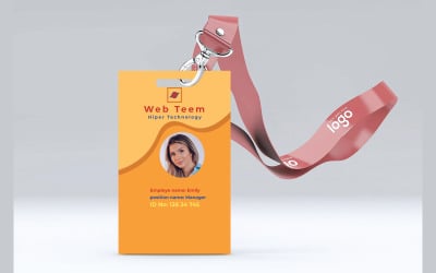 Technology Company Corporate Identity Card Template