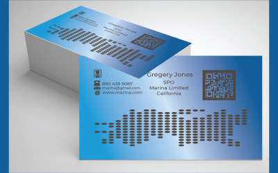 Water Company Corporate Identity Card Mall
