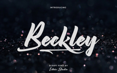 Beckley Calligraphy Script Font