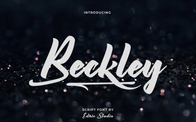 Font Beckley Calligraphy Script