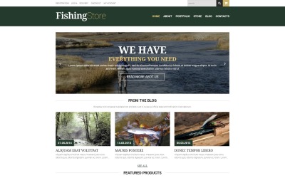 Tema WooCommerce reattivo per la pesca gratuito