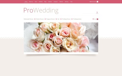 Безкоштовна тема WooCommerce Весільного магазину