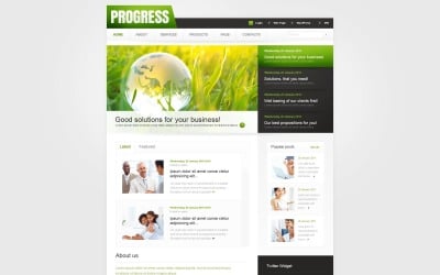Free Business & Services WordPress Design for Online Promoting Campaigns