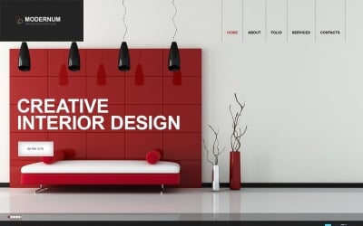 Free Interior Design &amp;amp; Decor WordPress Website Theme