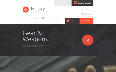Free Military Store WooCommerce Theme