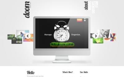 Free Modern Web Design WordPress Theme