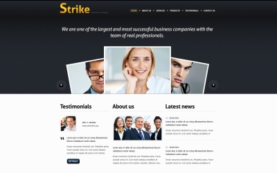 Gratis Business &amp;amp; Services WordPress-webpaginasjabloon