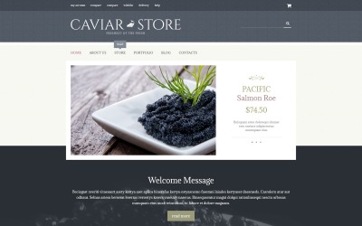 Gratis kaviaar delicatesse WooCommerce-thema