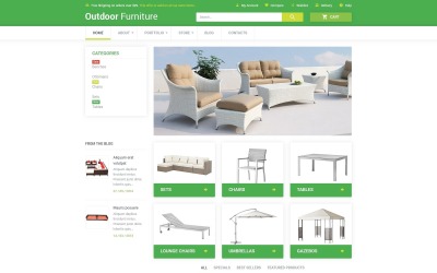 Tema gratuito WooCommerce de conforto ao ar livre