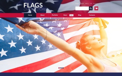 Tema WooCommerce gratuito per Flags Store