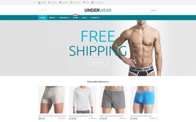 Thème WooCommerce de magasin de sous-vêtements gratuit
