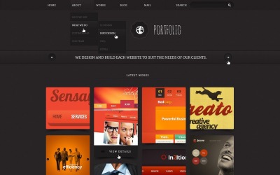 Zdarma chytlavé téma WordPress pro webový design