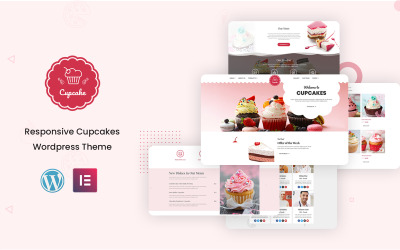 Cup Cake Bakery - Klaar voor gebruik Elementor Kit