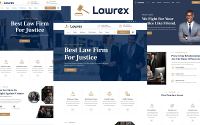 Lawrex - Шаблон HTML5 для юристів та адвокатів