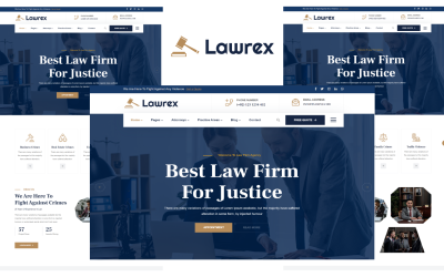 Lawrex - шаблон HTML5 для юристов и адвокатов