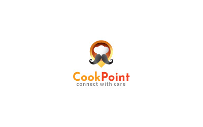 Plantilla de diseño de logotipo de Cook Point