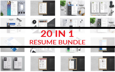 Resume Bundle Printable Templates