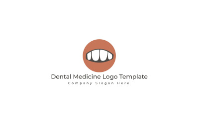 Šablona loga zubního lékařství