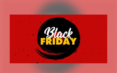 Black Friday Sales Banner Back And Dark Maroon Color Background Template