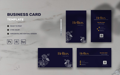 Hellius - Business Card Template