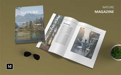 Aventure - Modèle de magazine