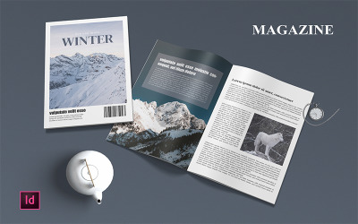 冬季 - 杂志模板