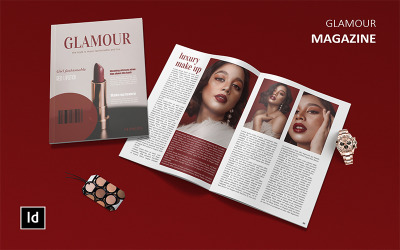 Glamour - шаблон журналу