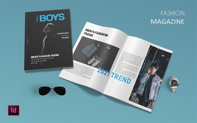 Мальчики - |Шаблон журнала|
