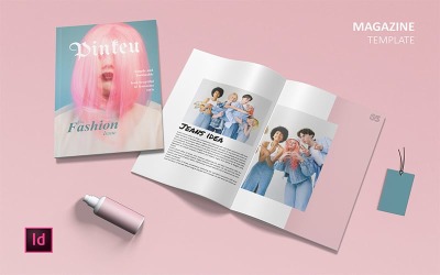 Pinkeu - Modèle de magazine