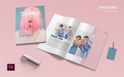 Pinkeu - Šablona časopisu