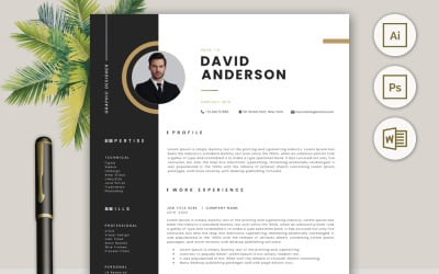 Professional Resume CV Template Design Vol 11