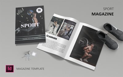 Sport - Modèle de magazine